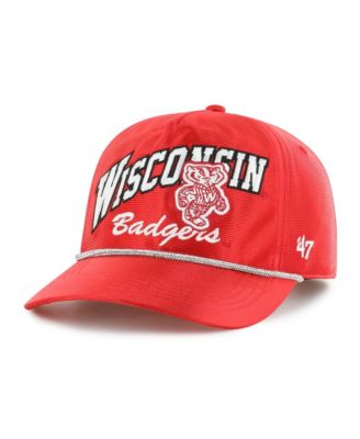 47 Brand Women's Red Wisconsin Badgers Glitter Hitch Adjustable Hat