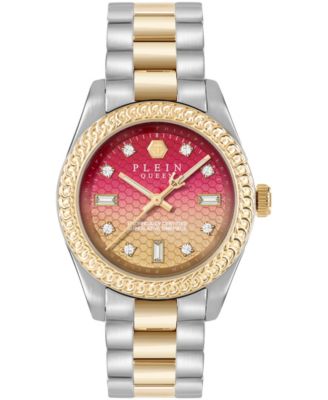 Women's Queen Two-Tone Stainless Steel Bracelet Watch, 36mm