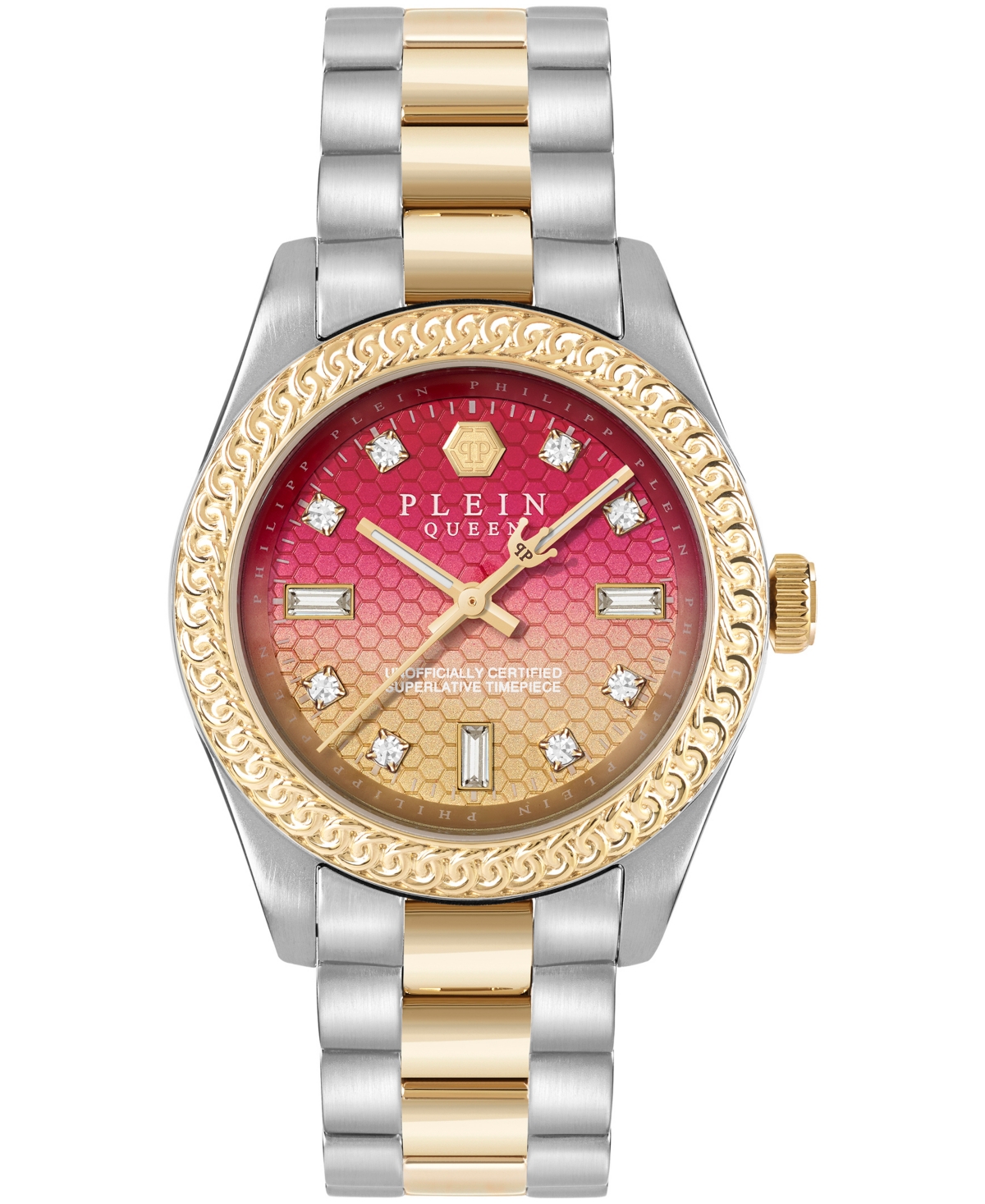Philipp Plein Women's Queen Two-Tone Stainless Steel Bracelet Watch, 36mm