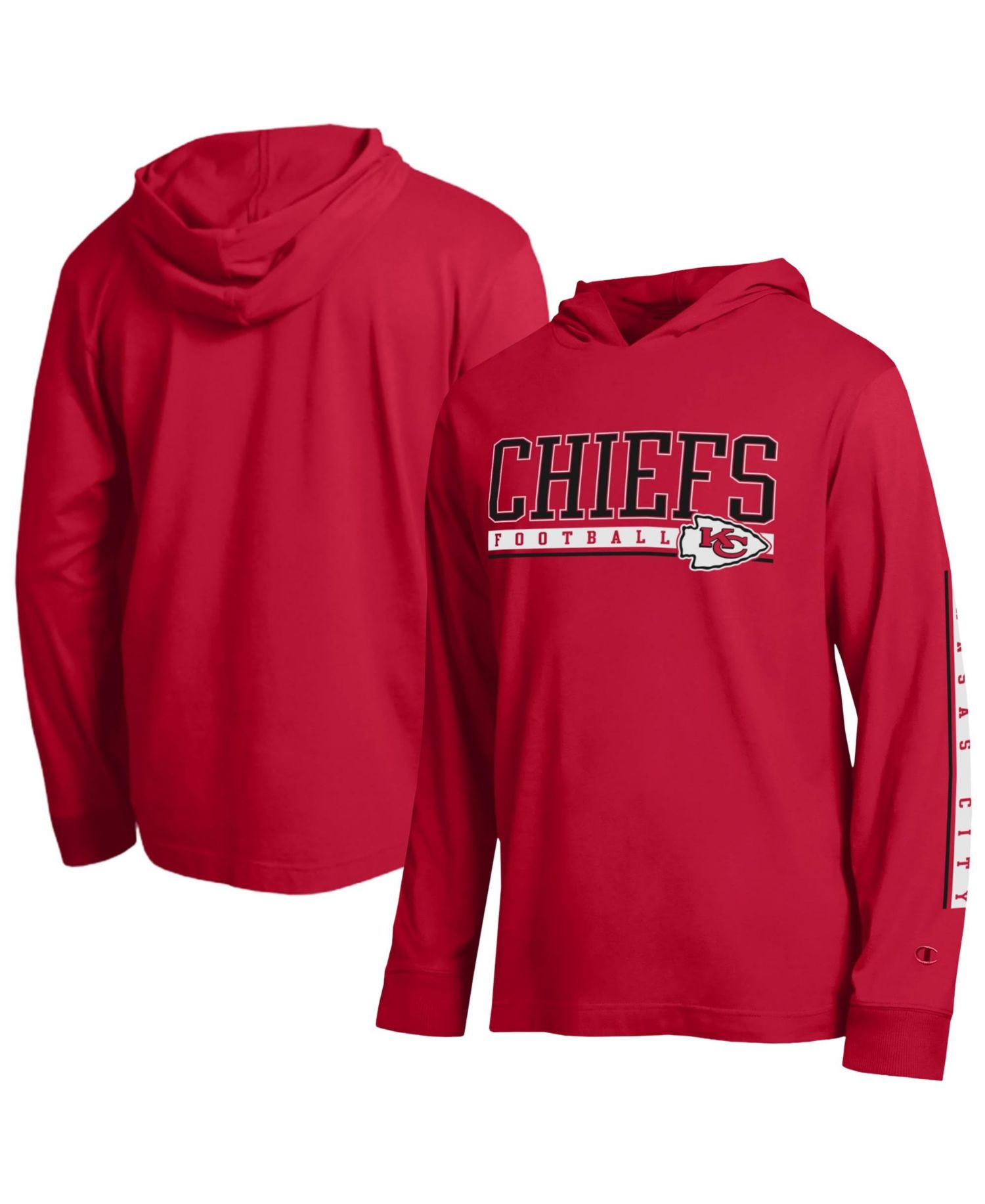 Men's Red Kansas City Chiefs All Star Hooded T-Shirt