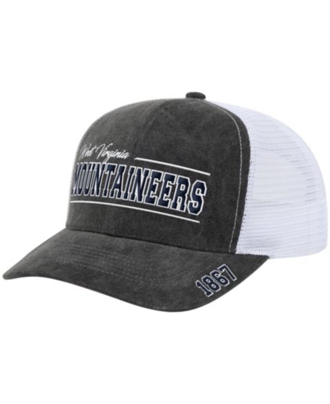 Кепка Colosseum Gray West Virginia Mountaineers Billy 2400 Adjustable Trucker Hat