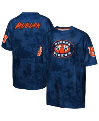 Big Boys and Girls  Navy Auburn Tigers Off-Side Sublimated T-Shirt