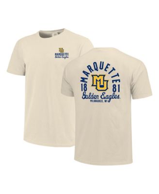 Men's Cream Marquette Golden Eagles Comfort Colors Mascot Overlay T-Shirt