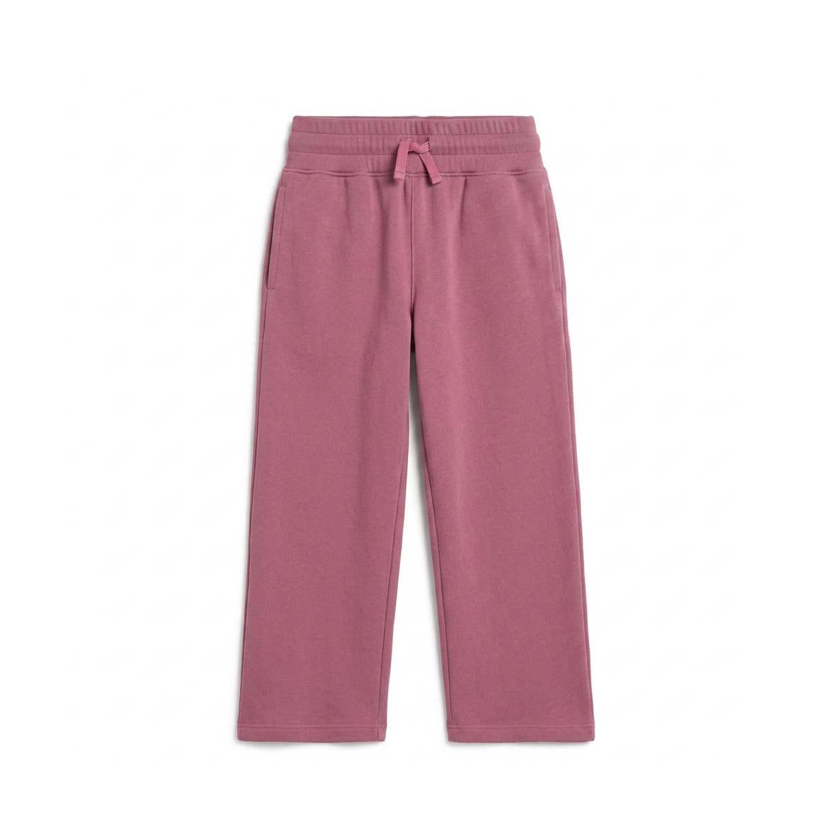 Mightly Boys' and Girls' 2T-5T Core Colors Wide-Leg Organic Cotton Pants
