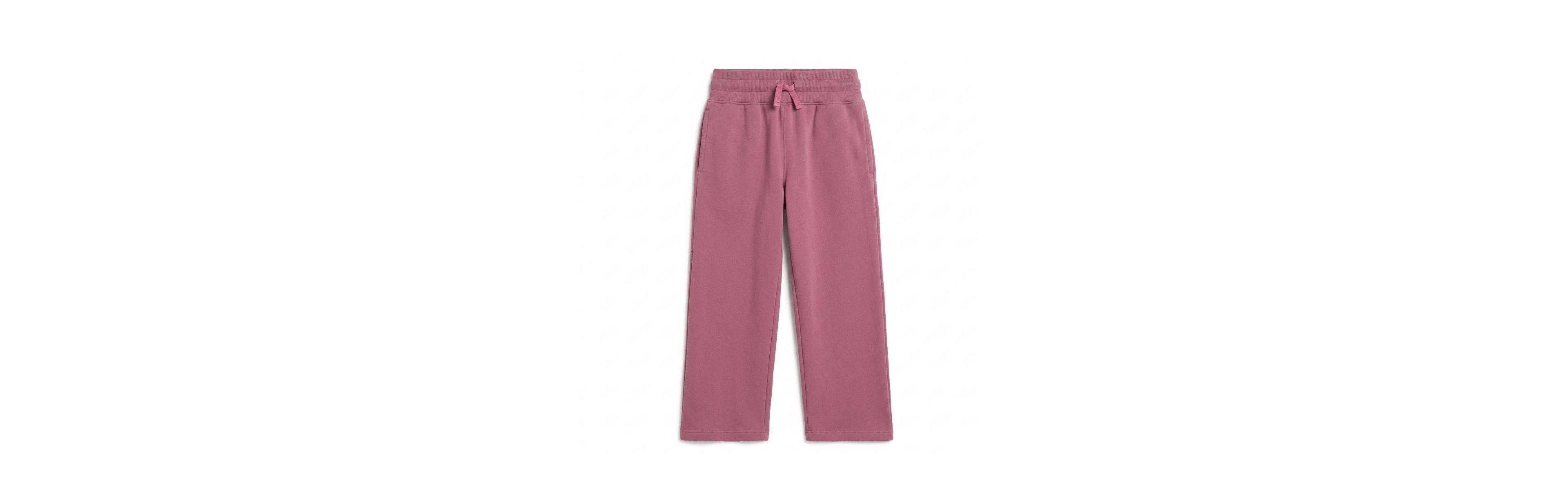 Mightly Boys' and Girls' 2T-5T Core Colors Wide-Leg Organic Cotton Pants