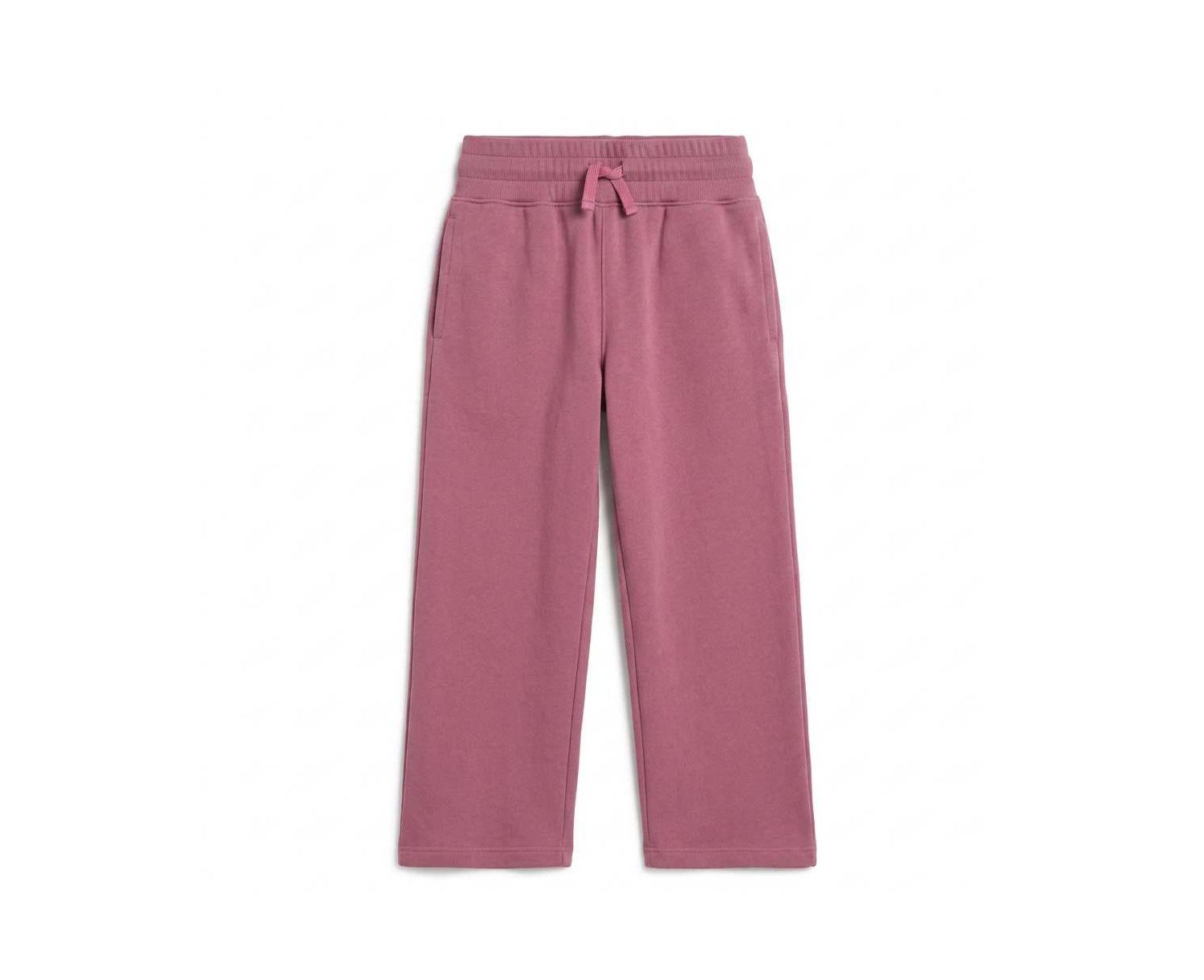 Boys' and Girls' 2T-5T Core Colors Wide-Leg Organic Cotton Pants