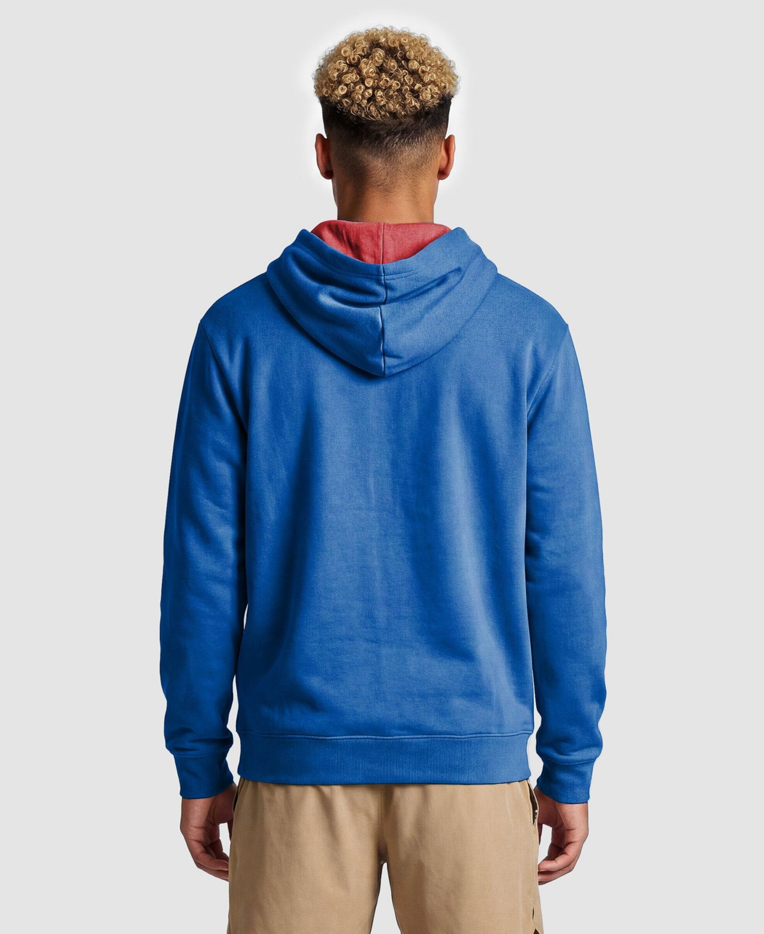 Men's Royal/Red Buffalo Bills Full-Zip Hoodie