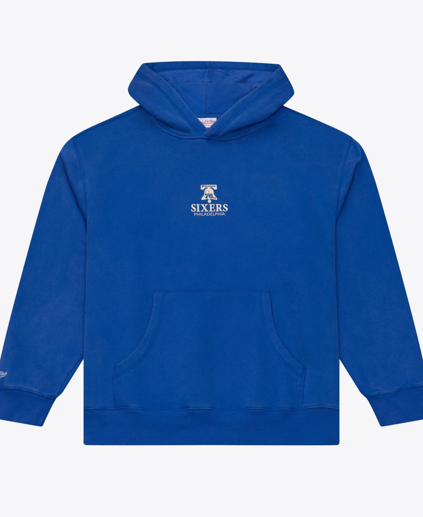 Мужское худи Mitchell & Ness Royal Philadelphia 76ers Core Fleece — фото 1