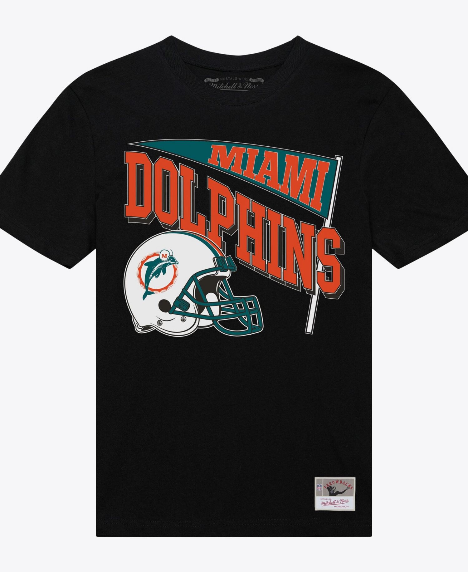 Women's Black Miami Dolphins Team Dynamic Boyfriend T-Shirt