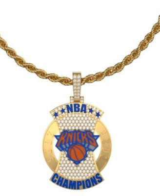 New York Knicks 2026 NBA Finals Champions Logo Pendant
