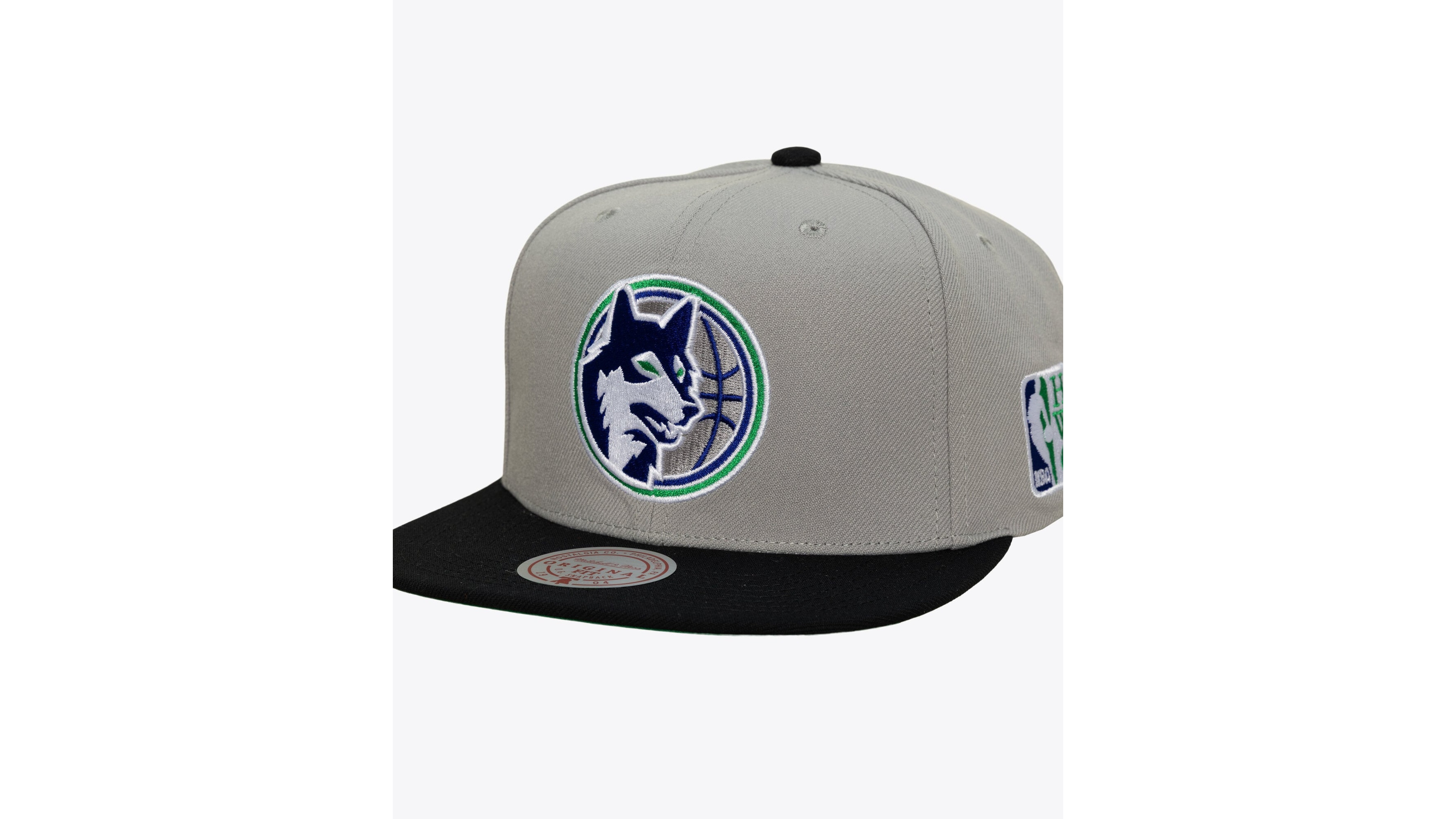 Mitchell & Ness Men's Gray Minnesota Timberwolves Hardwood Classics Legendary Home Snapback Hat
