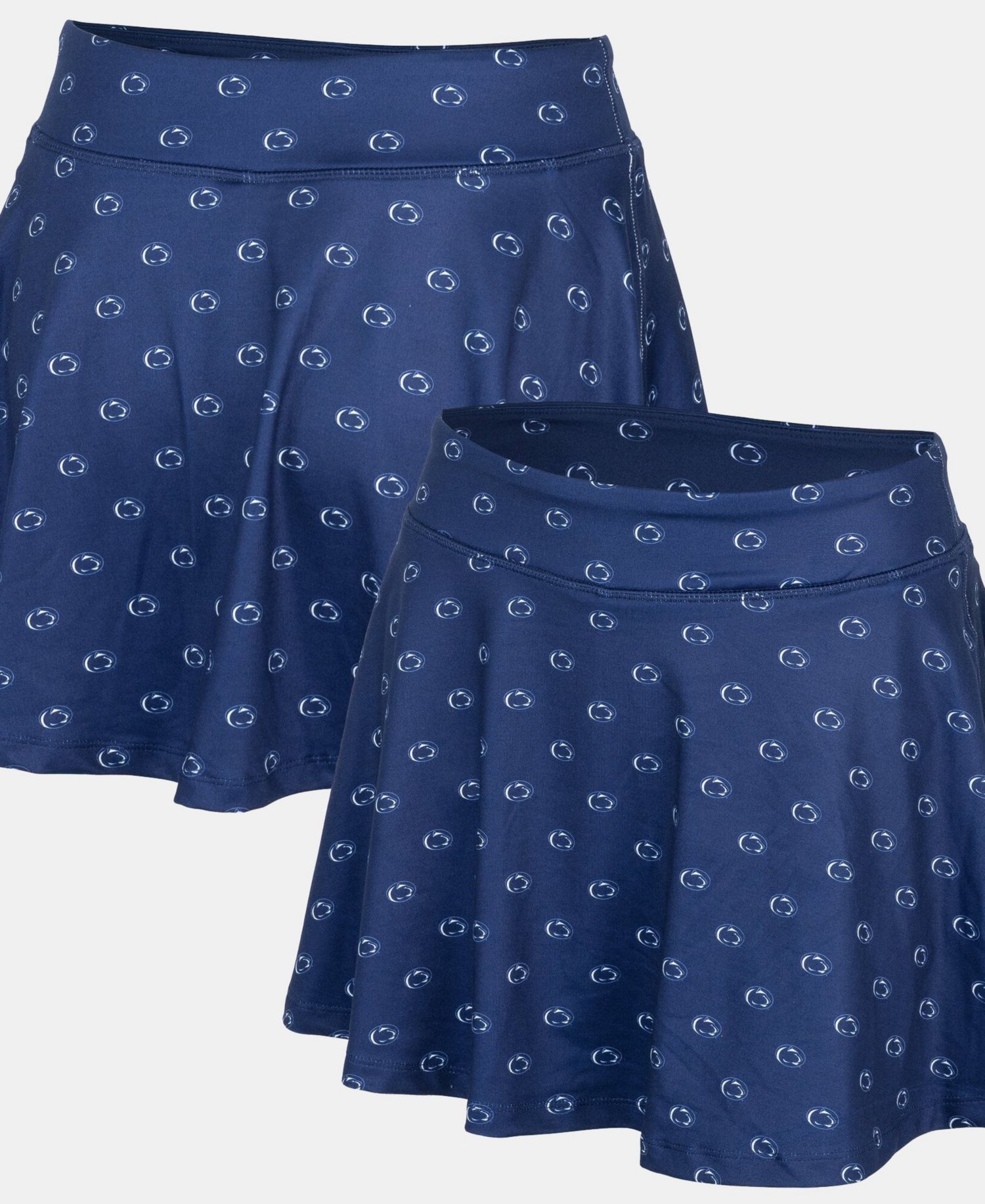 Women's Navy Penn State Nittany Lions Allover Print Flowy Skort