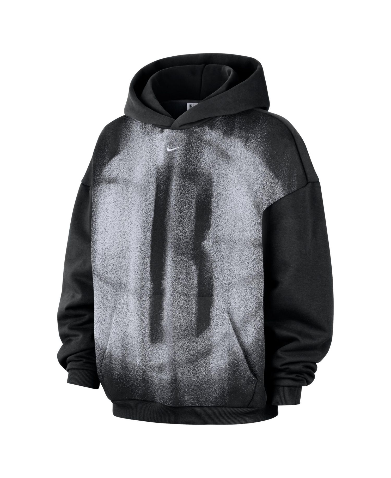 Men's Black Brooklyn Nets 2026 Standard Issue Practice Icon Fleece Pullover Hoodie