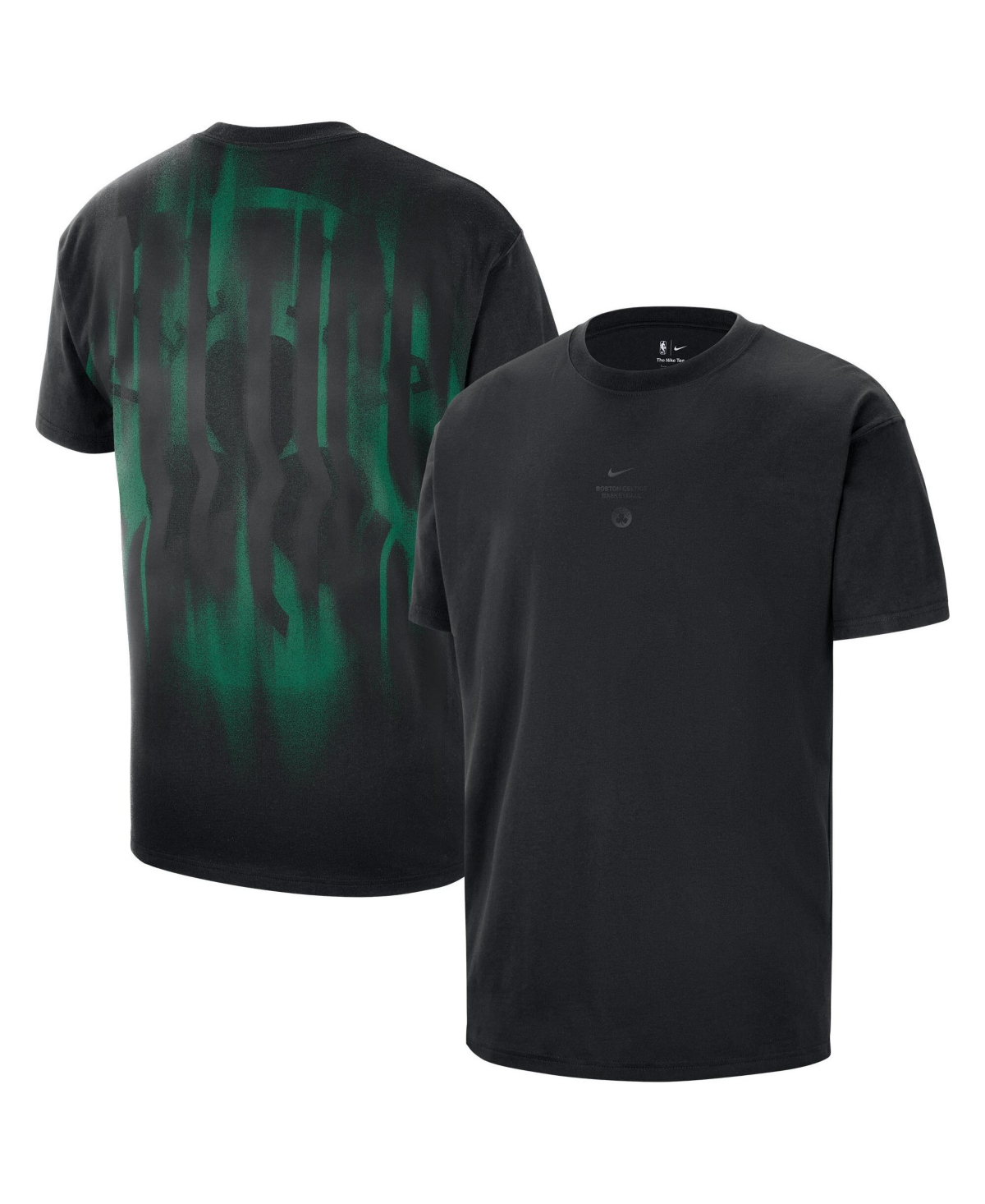 Nike Men's Black Boston Celtics Pregame Max90 T-Shirt