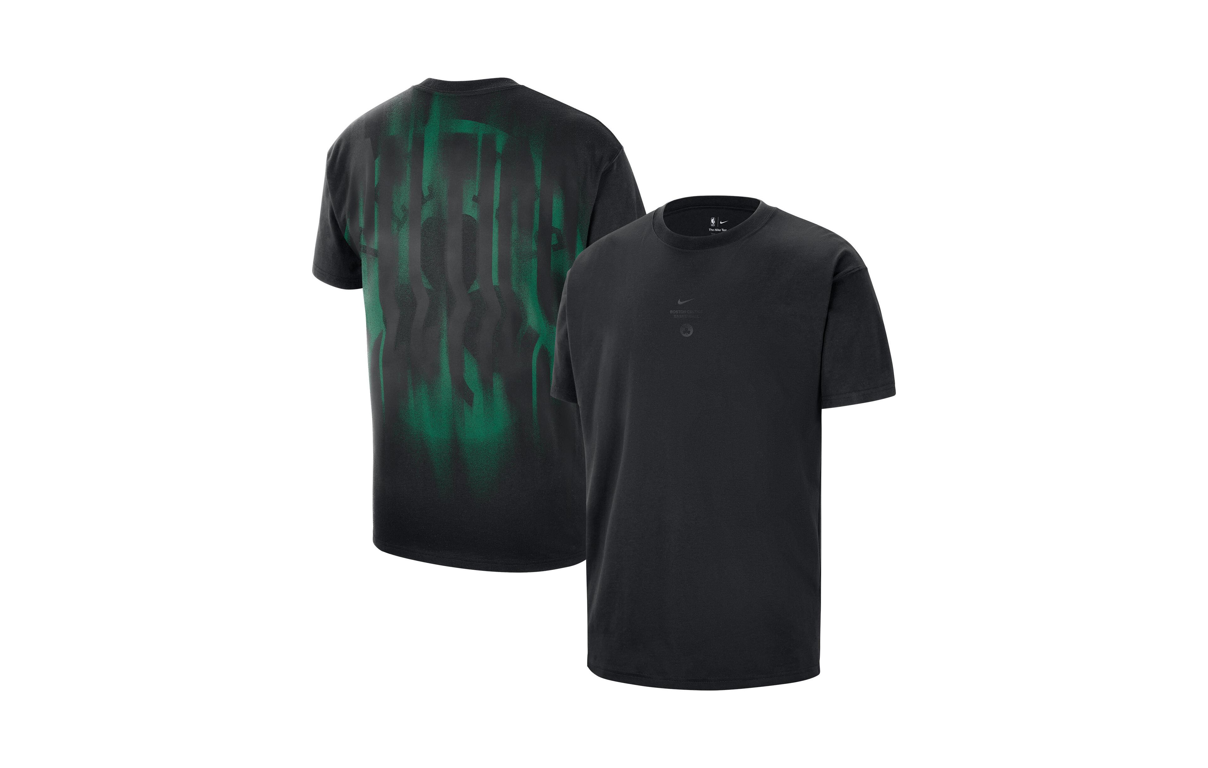 Nike Men's Black Boston Celtics Pregame Max90 T-Shirt