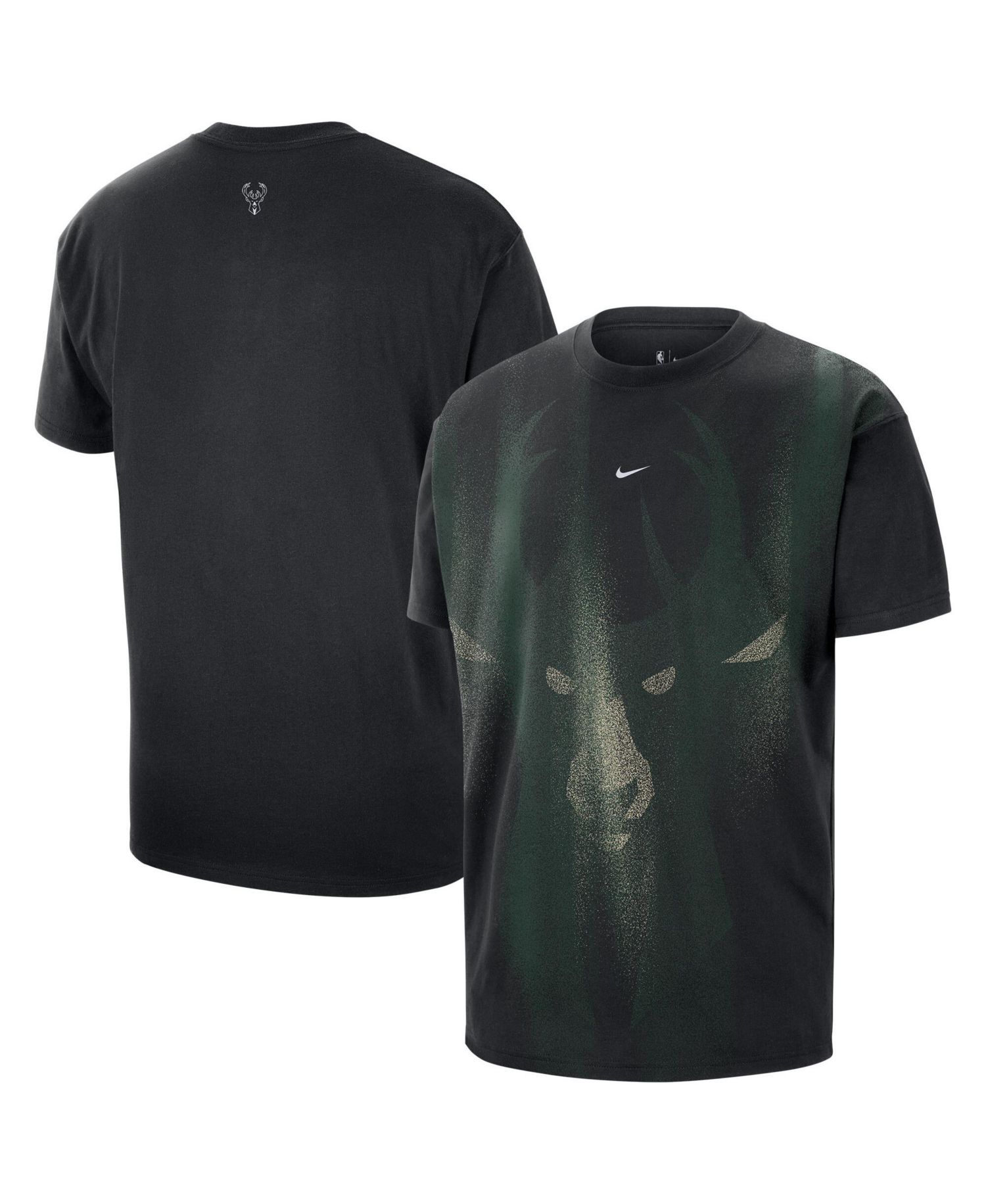 Men's Black Milwaukee Bucks 2026 Standard Issue Practice Icon T-Shirt