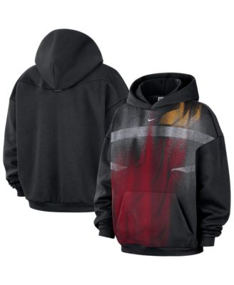 Nike - Men's Black Miami Heat 2026 Standard Issue Practice Icon Fleece Pullover Hoodie Black, White