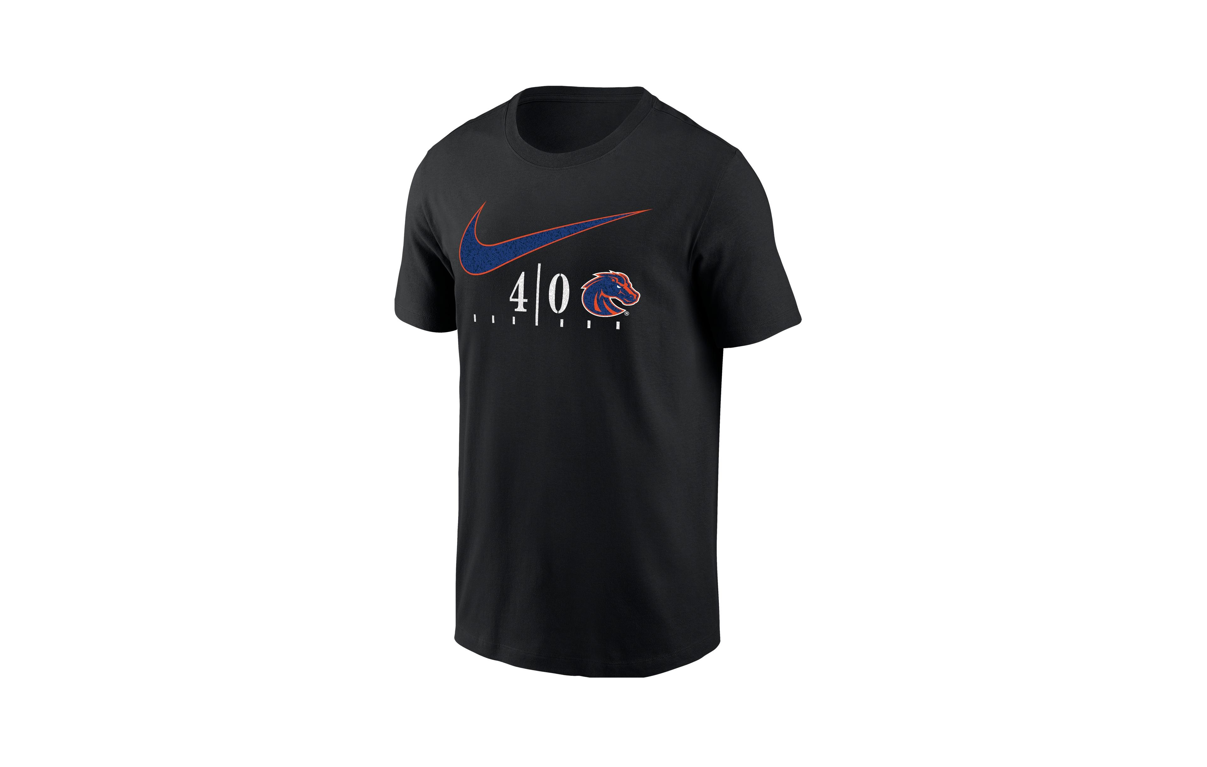 Men's Nike Black Boise State Broncos 40 Years of Blue Turf T-Shirt
