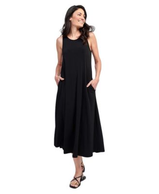 Women's Essential Sleeveless Midi Dress