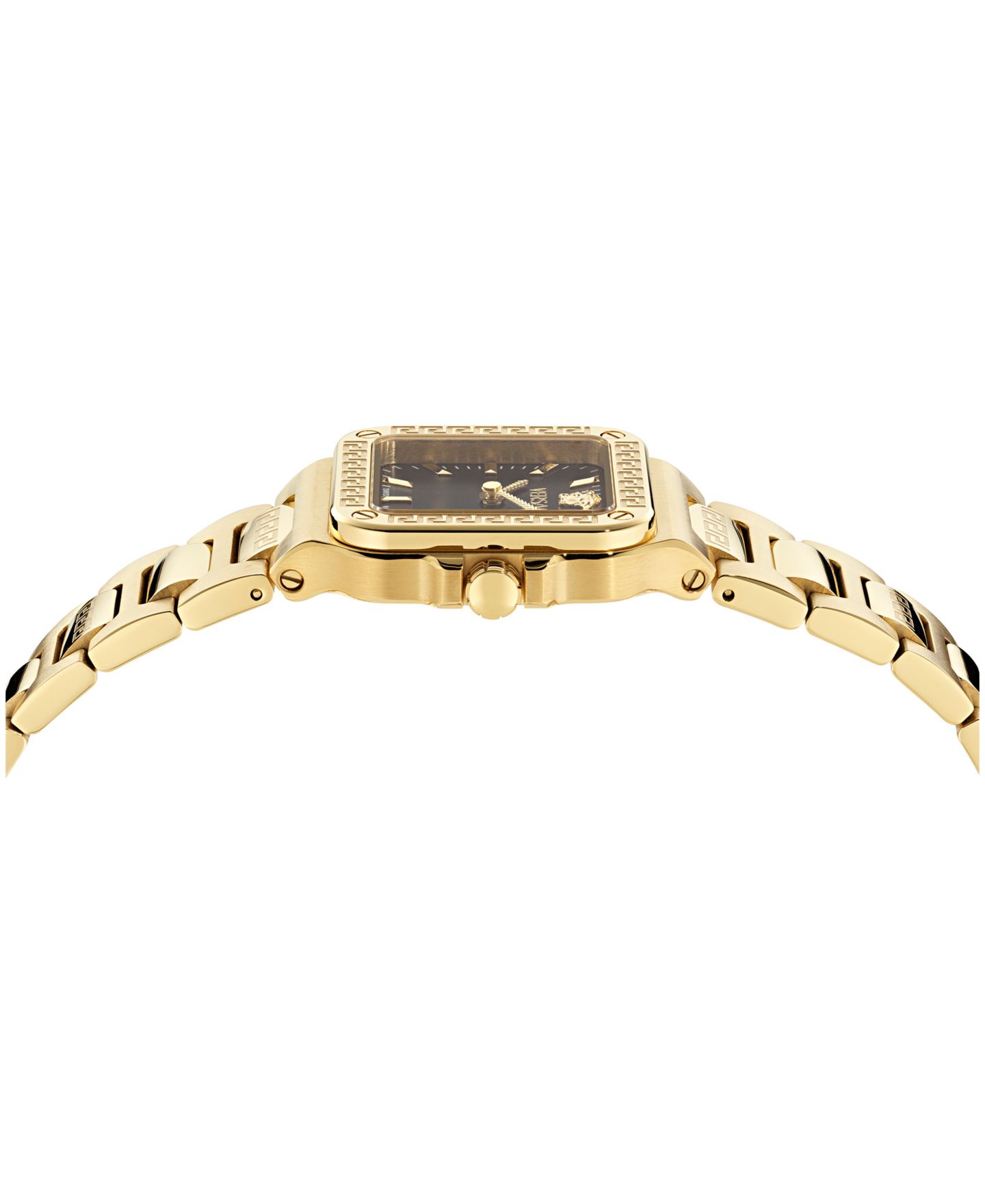 Женские часы Versace Greca Edge IP Yellow Gold Bracelet Watch, 30x30mm — фото 2