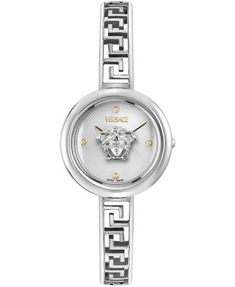 Женские часы Versace Medusa Eclipse Silver Stainless Steel Bracelet Watch, 28mm
