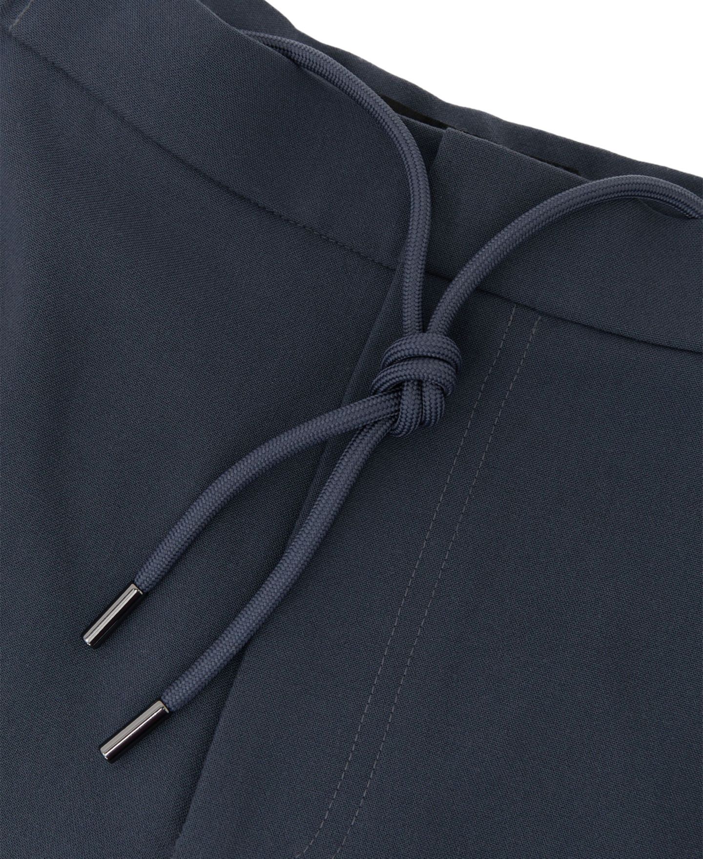 Мужские шорты REISS Deck Slim-Fit Drawstring Stretch Chino, цвет: Синий — фото 3