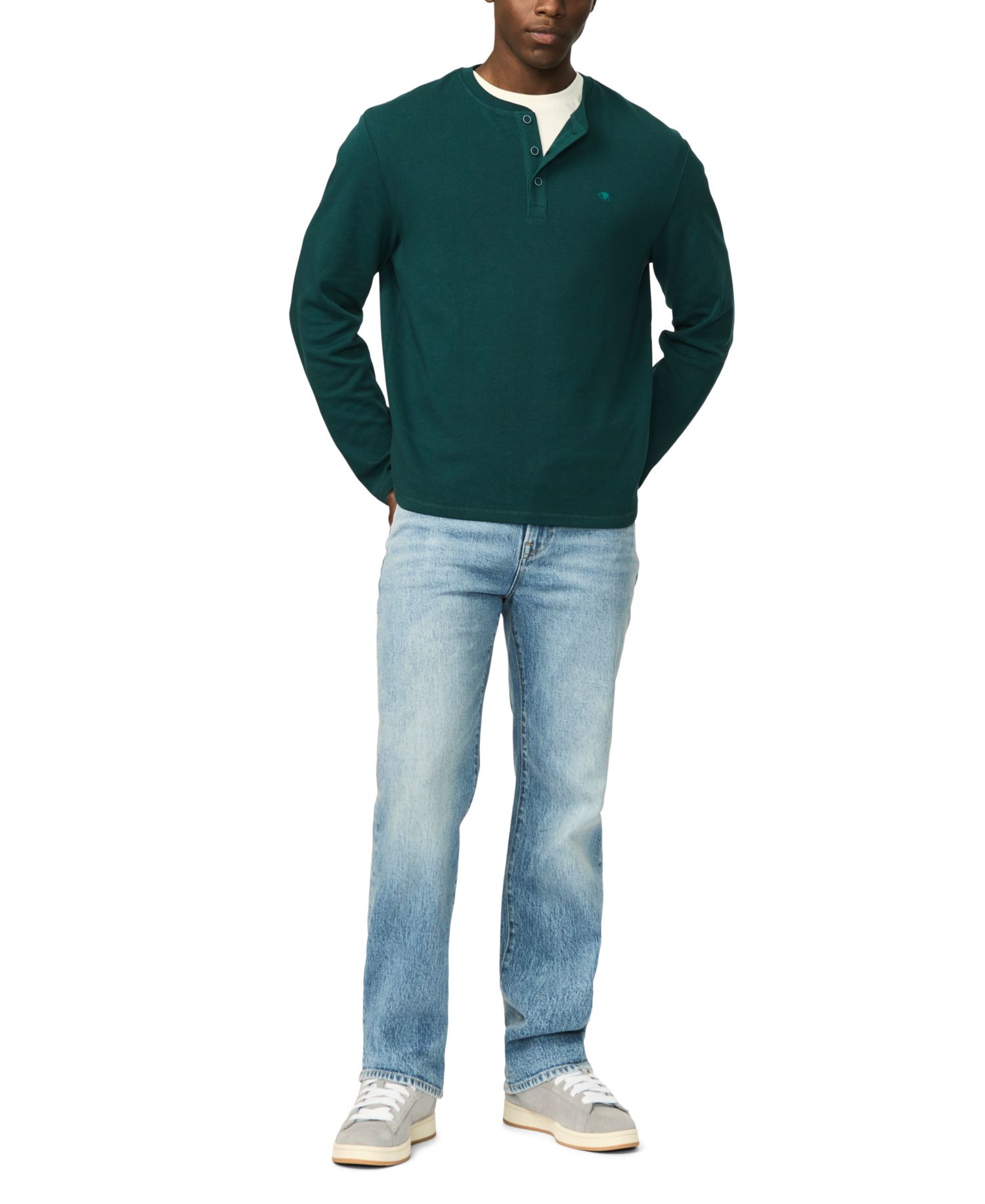 Men's Kambo Long-Sleeve Regular-Fit Henley
