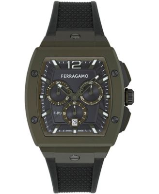 Men's Green Stainless Steel Bracelet Watch, 42mm