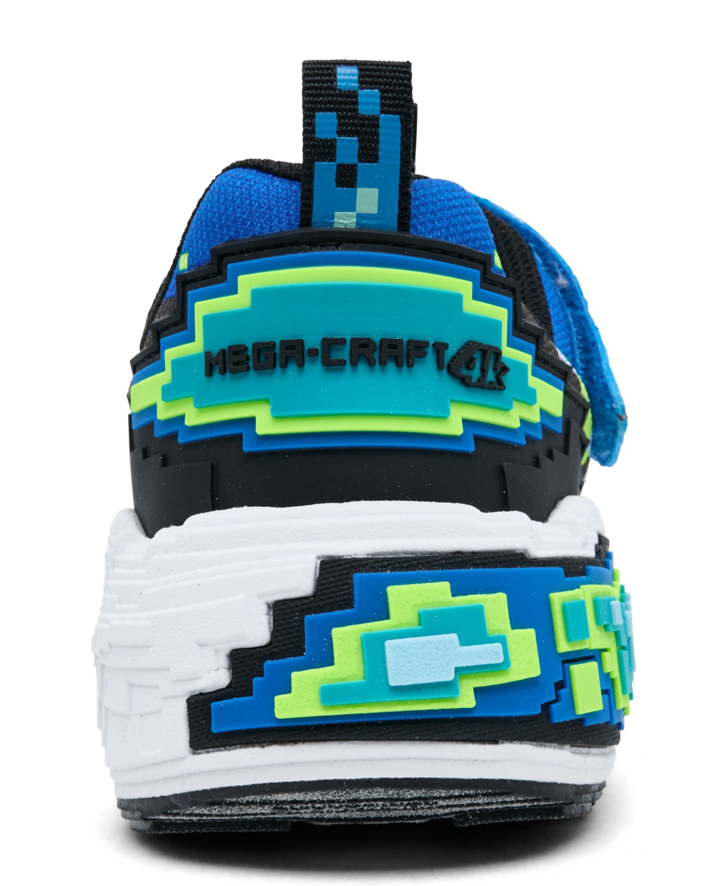 Кроссовки Skechers Mega-Craft 4K Slip-On Low-Top Sneakers from Finish Line для мальчиков, цвет: Синий / Лаймовый — фото 4