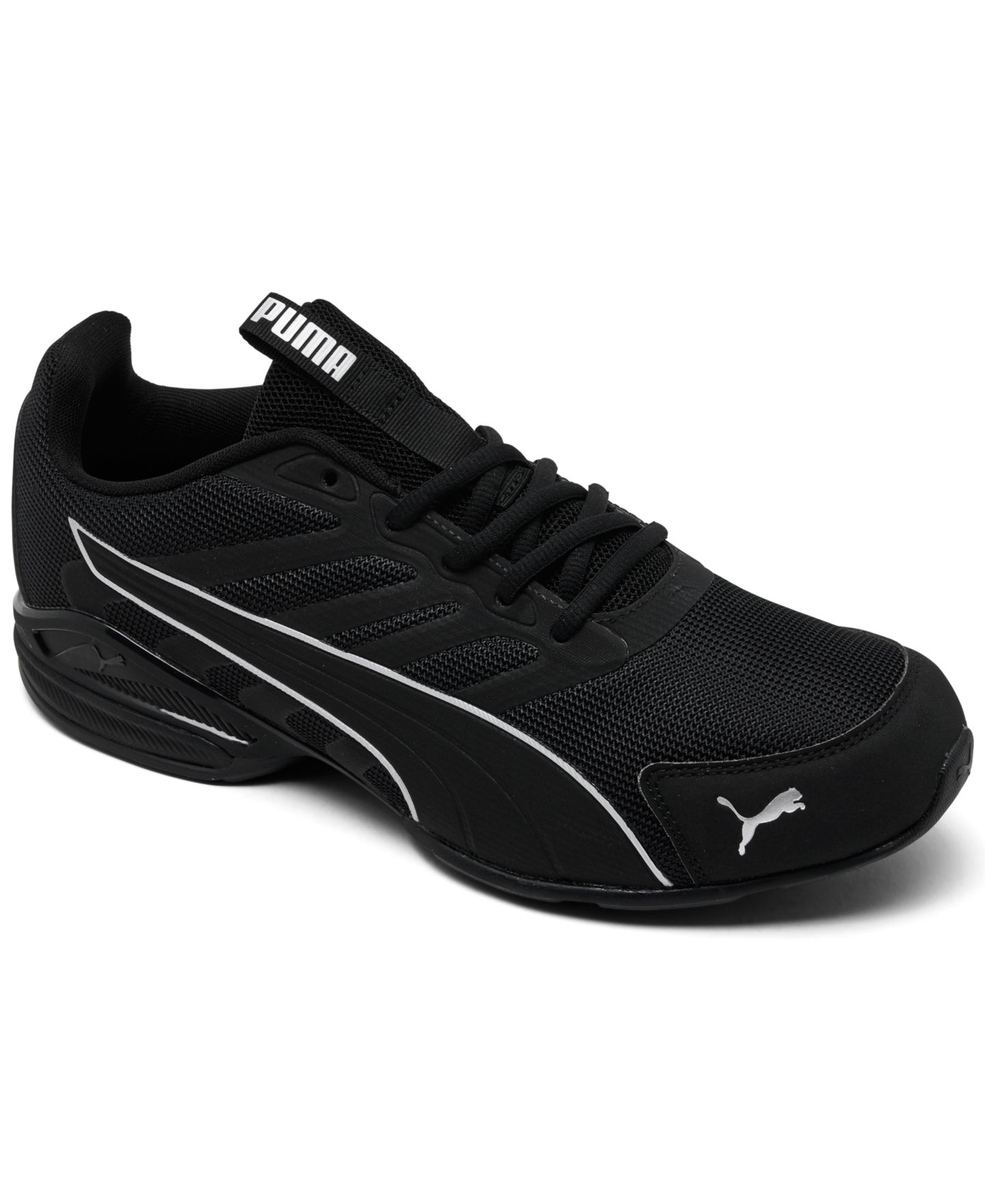 Мужские кроссовки Puma Electro Casual Low-Top, цвет: Чёрный / Серебристый — фото 1