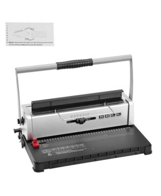 Coil Spiral Binding Machine Manual Book Maker 34 Holes Punch Binder for Letter Size A4 and A5