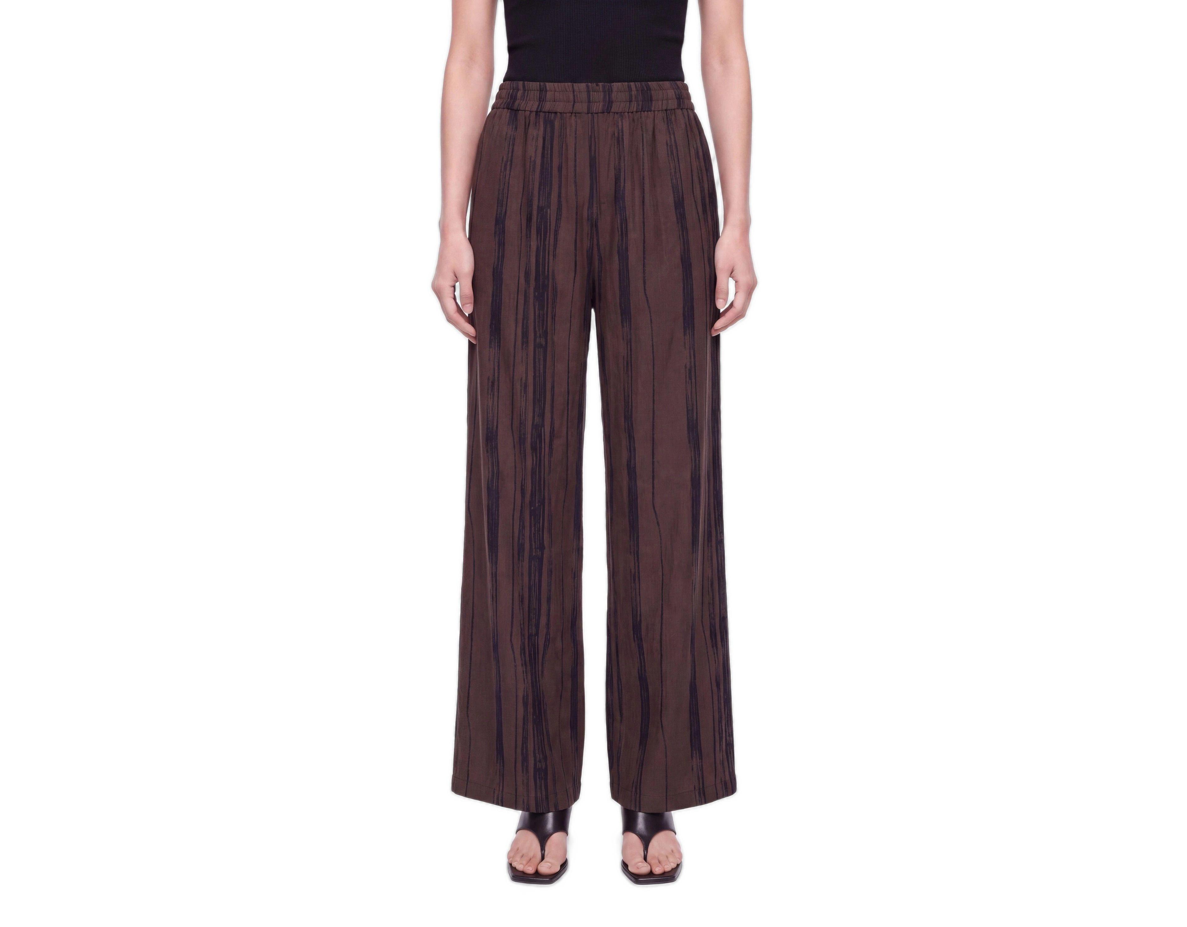 Nocturne Women's Relaxed-Fit Wide-Leg Elastic-Waist Trousers