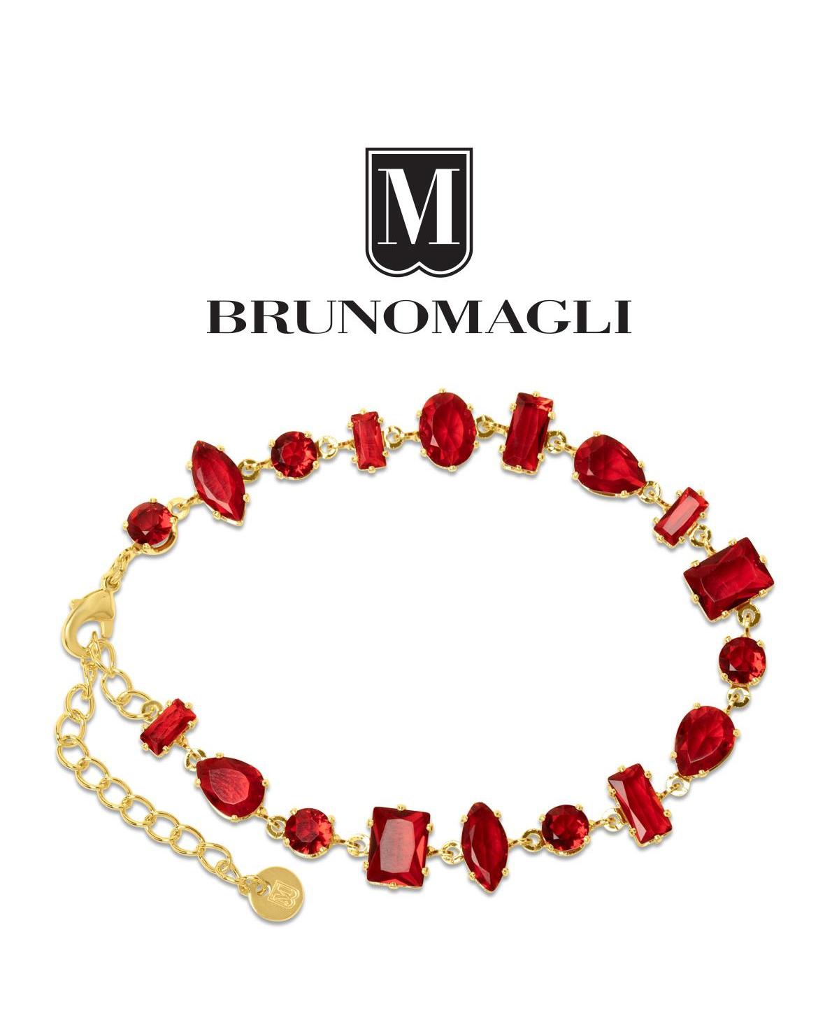 Bruno Magli Women's Crystal Renata Gold-Tone Adjustable Bracelet
