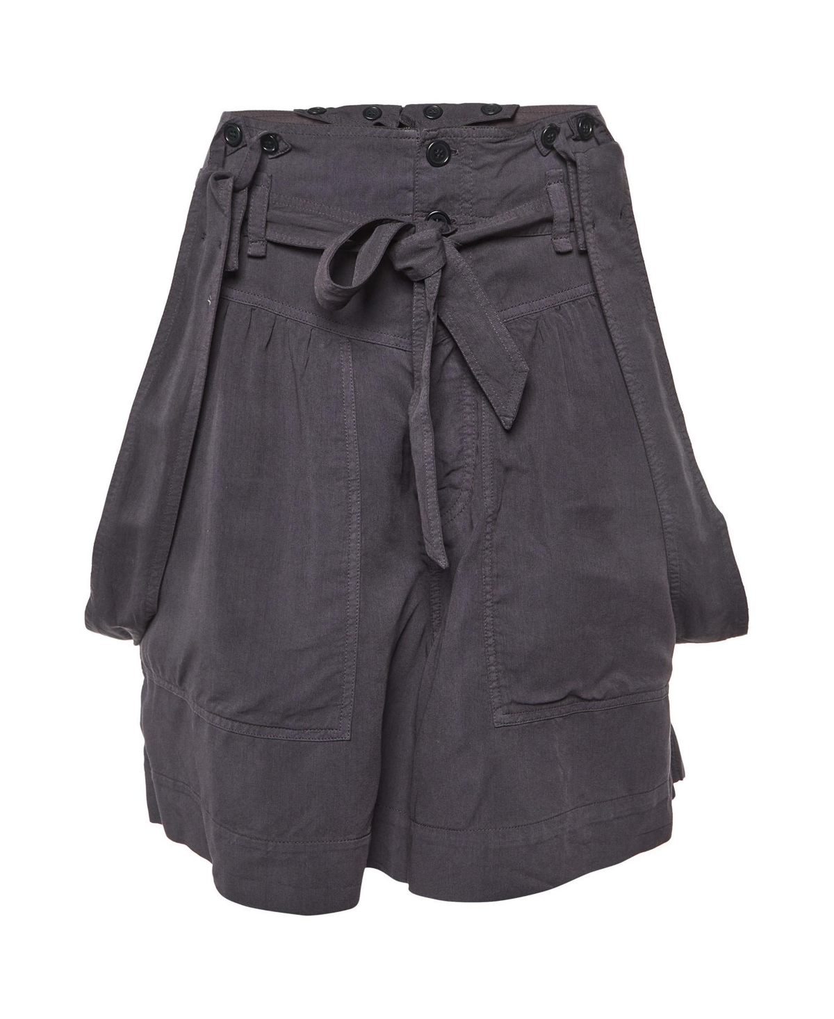 Pre-Owned Isabel Marant Women's High-Waisted Suspender Shorts, 7" Inseam