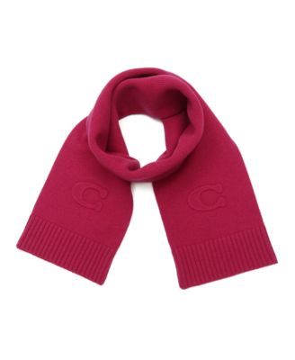 Women's Embossed Knit Muffler Scarf