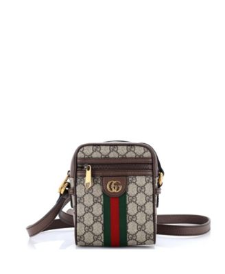Mini Ophidia Messenger Bag GG Coated Canvas