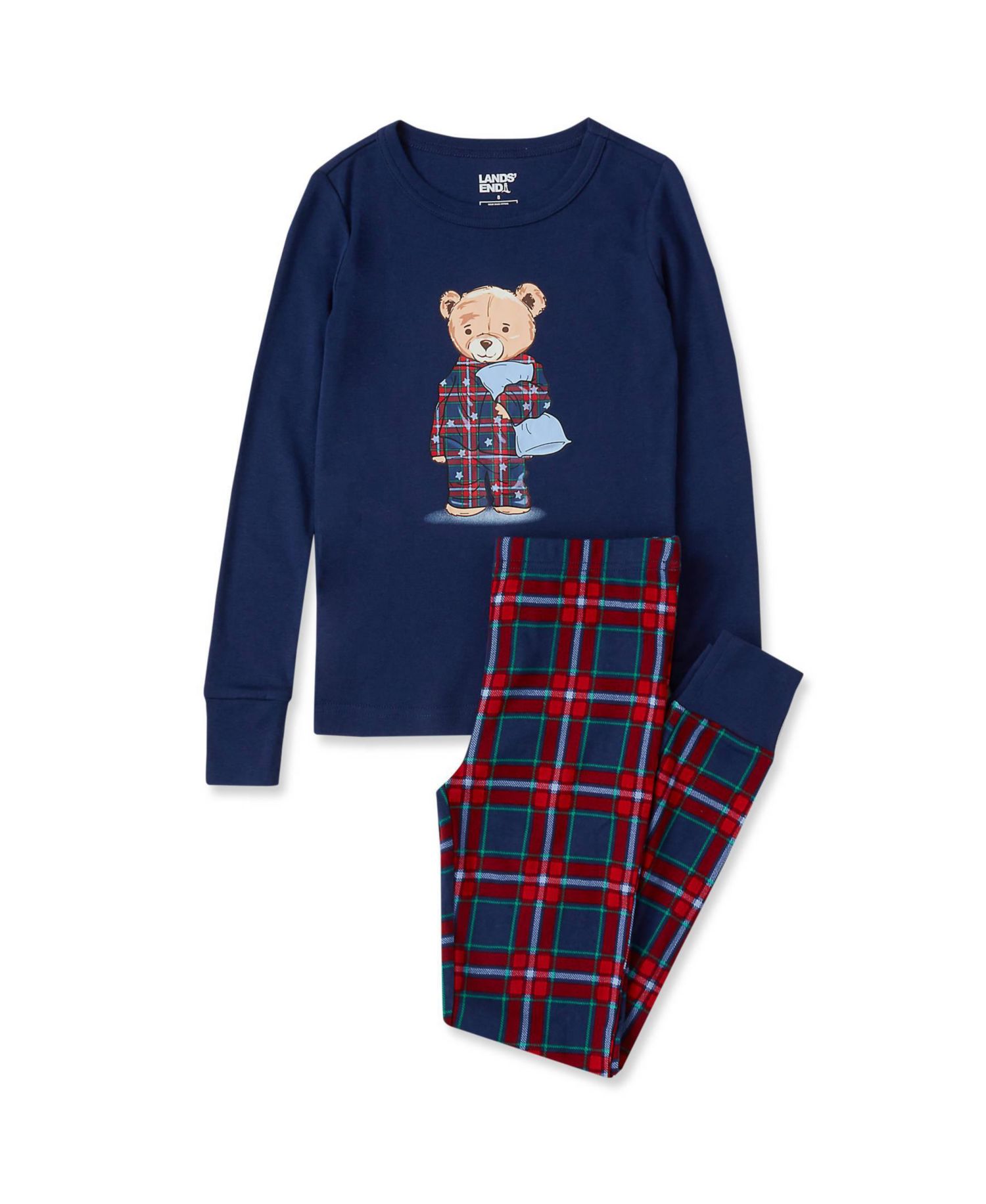 Teddy Bear/Тёмный Синий Клетка