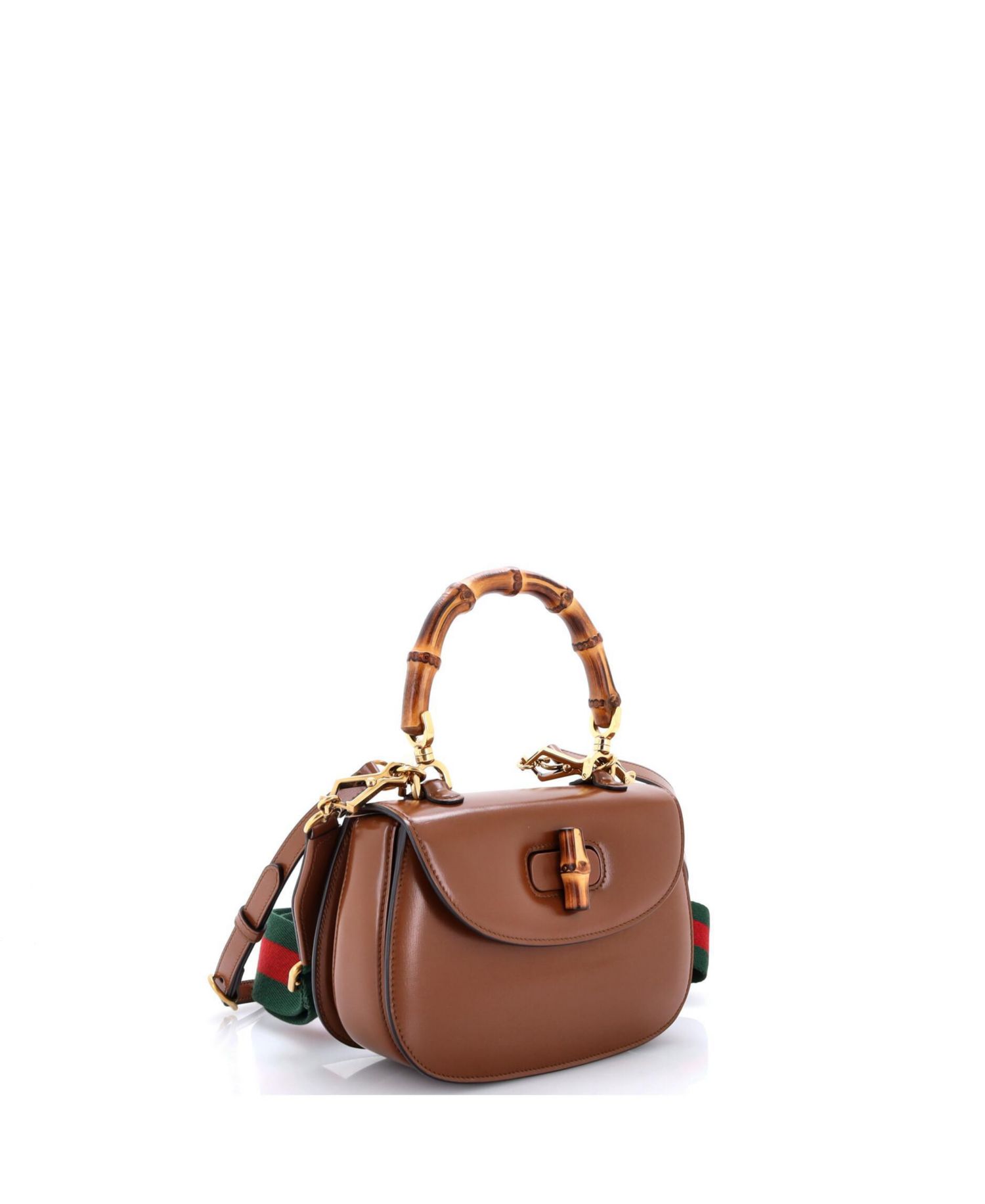Small Bamboo 1947 Top Handle Bag Leather