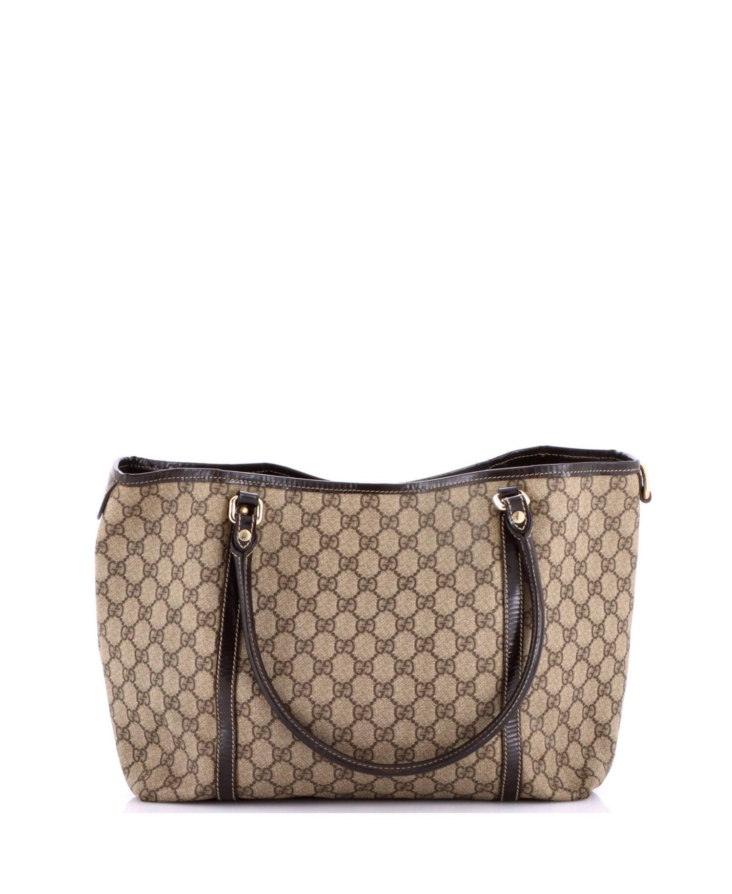 Medium Joy Tote GG Coated Canvas with Leather