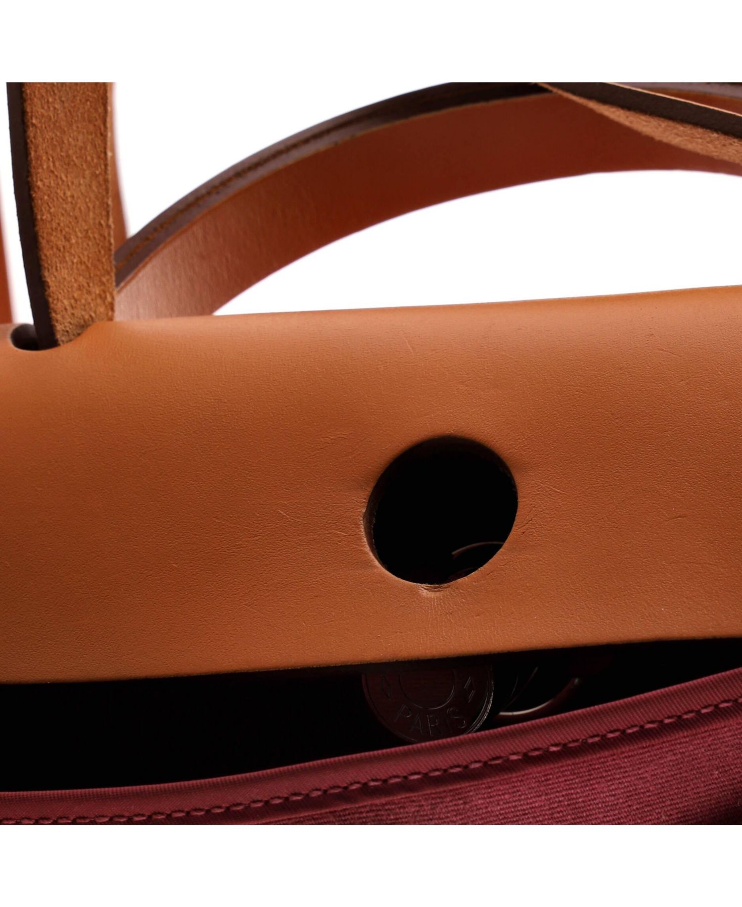 Herbag Zip Leather and Canvas Work Tote