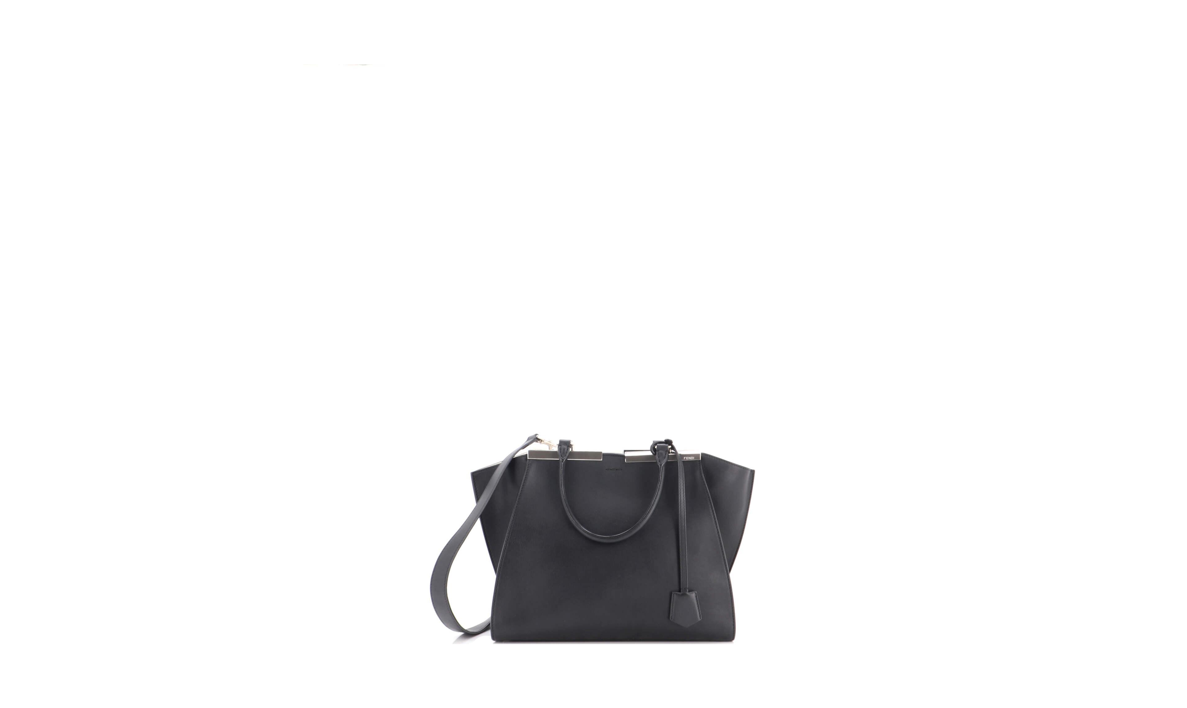 Pre-Owned Fendi Petite 3Jours Bag Leather