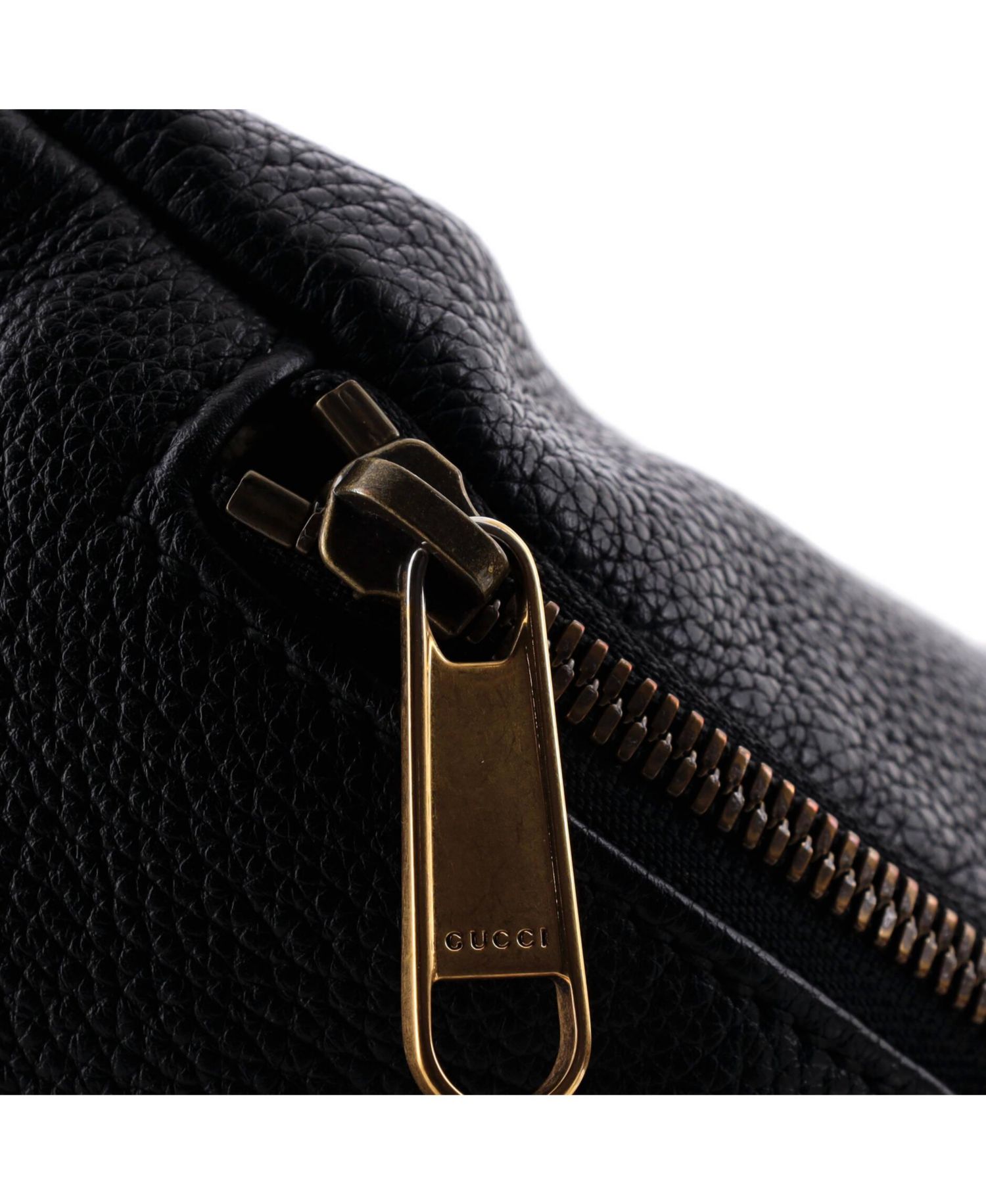 Logo Leather Belt Bag