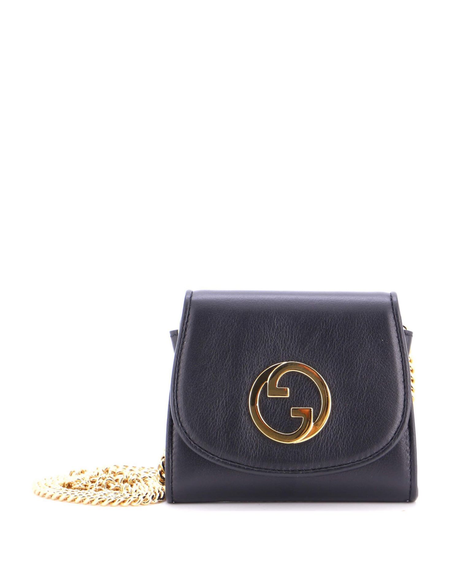 Blondie Leather Wallet on Chain