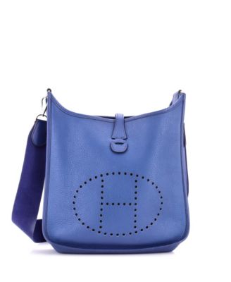 Pre-Owned Herm&egrave;s Evelyne PM Gen III Clemence Leather Shoulder Bag