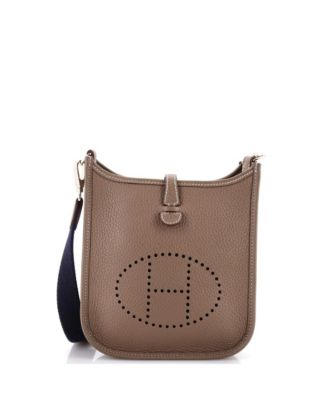 Pre-Owned Hermes TPM Evelyne Bag Gen III Clemence