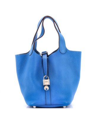 Pre-Owned Hermes PM Picotin Lock Bag Clemence