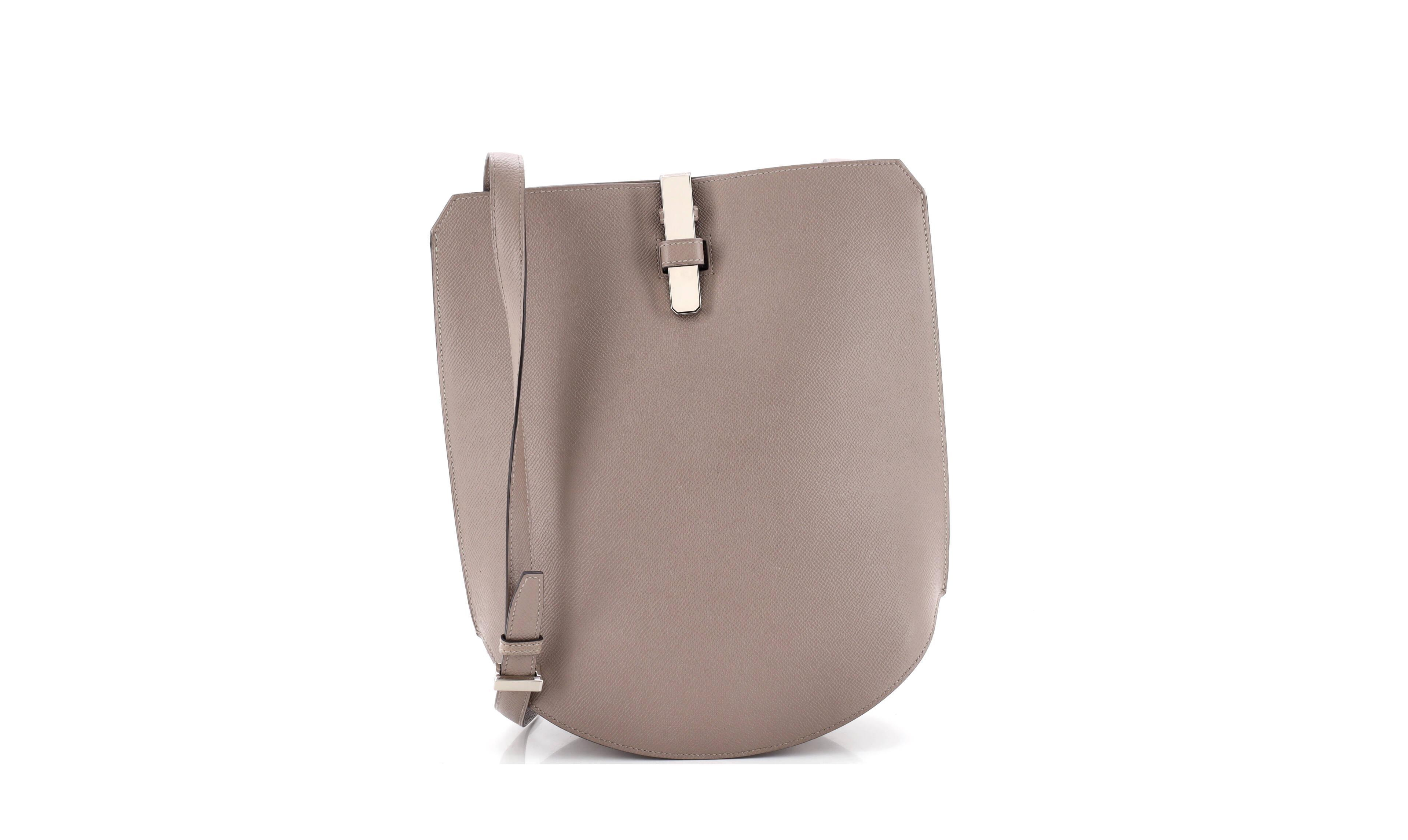 Pre-Owned Hermes 30 Baton de Craie Bag Epsom