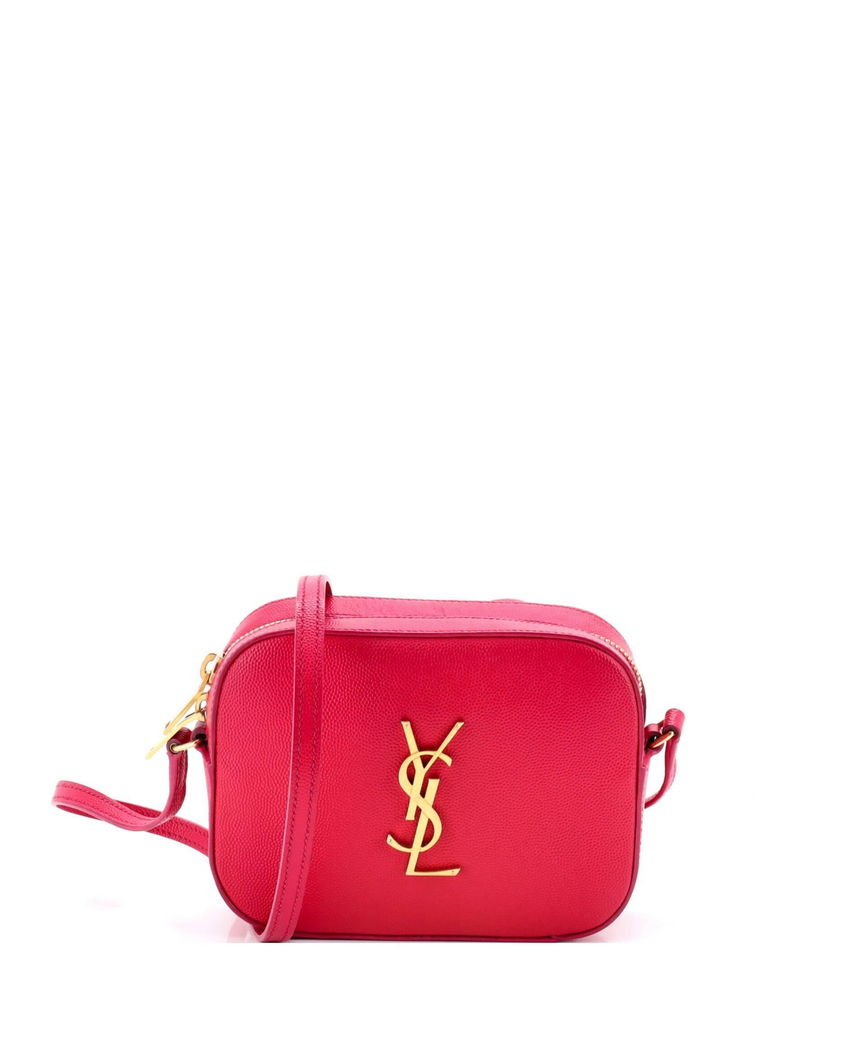 Pre-Owned Saint Laurent Small Classic Monogram Camera Bag Leather - Pink