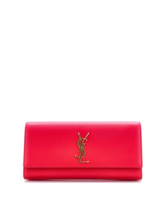Evening Leather Classic Monogram Clutch
