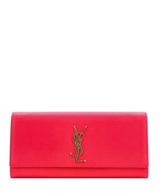 Long Classic Monogram Clutch Leather